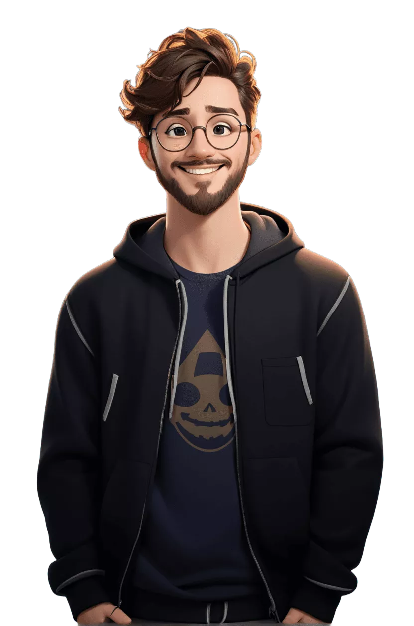 Illustration of a Web developer